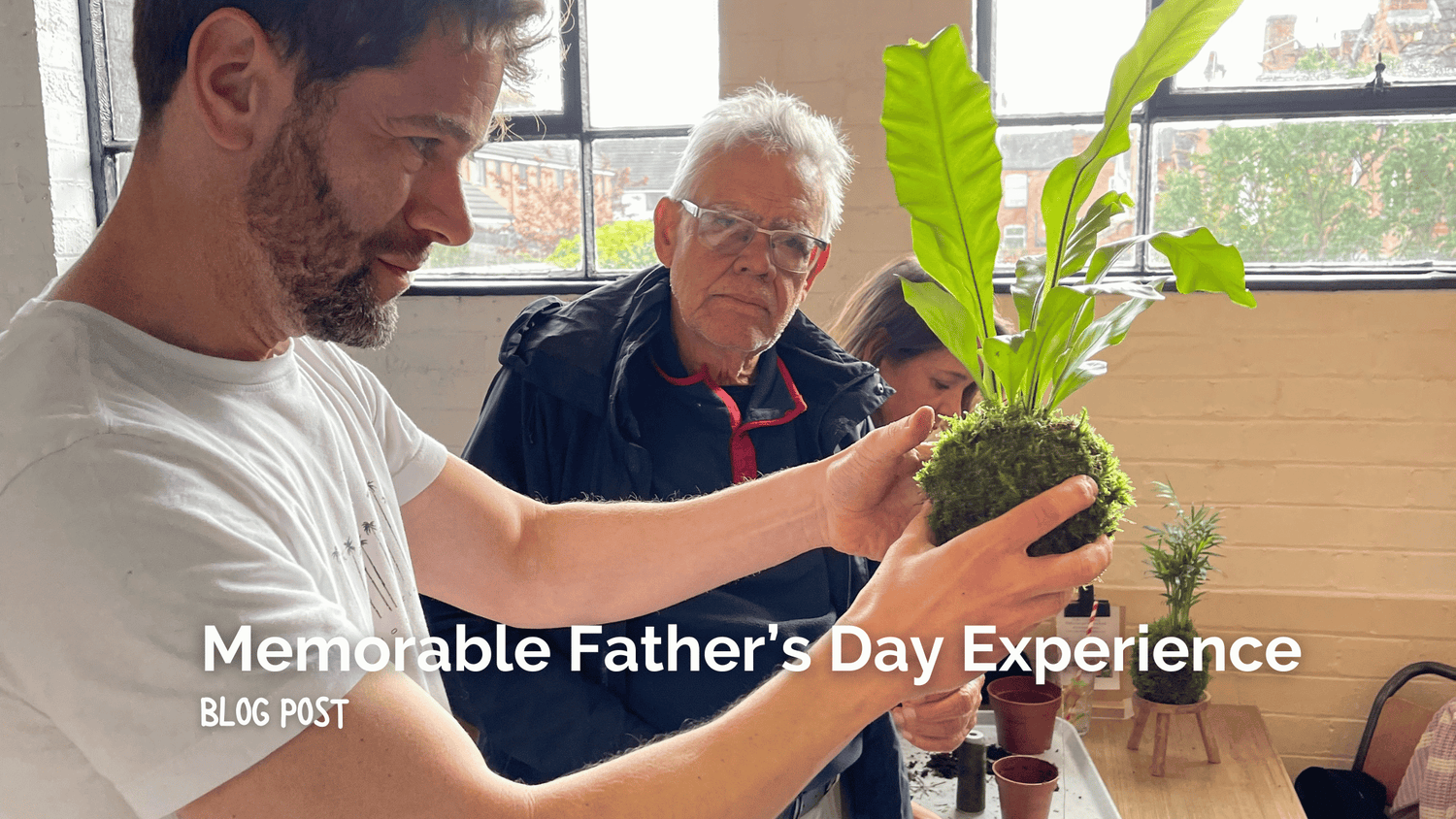 Memorable Father's Day Experience: Kokedama Plant Workshops