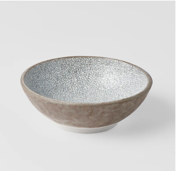 Crazed Grey Small Bowl 13cm