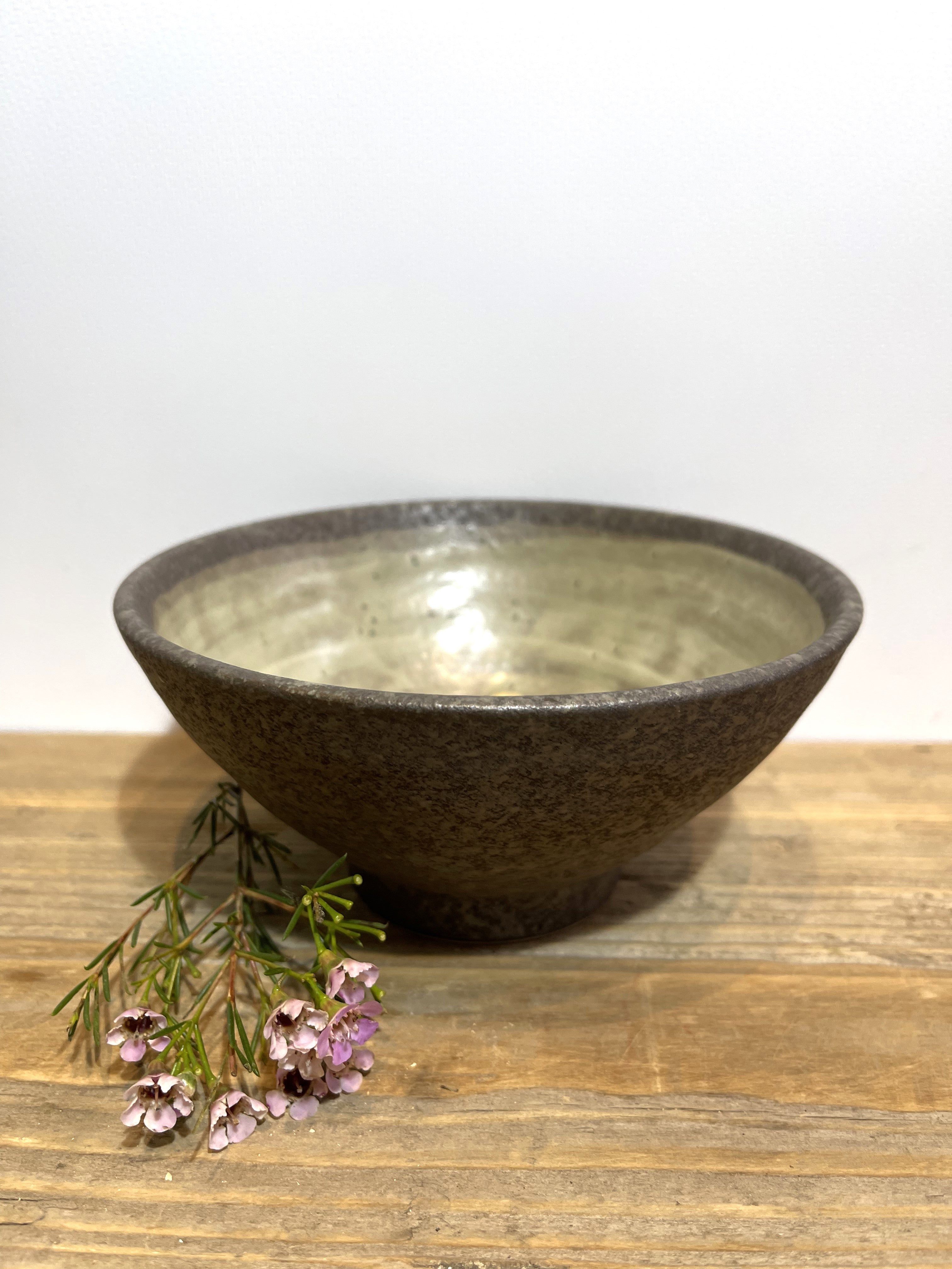 Earth Medium Bowl Brown and Cream 16cm
