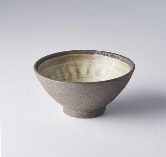 Earth Medium Bowl Brown and Cream 16cm