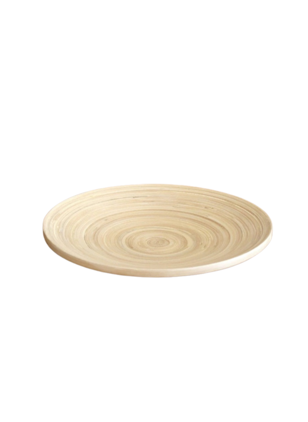 Bonsai Bamboo Round Tray Tranquil Plants Eco Gift