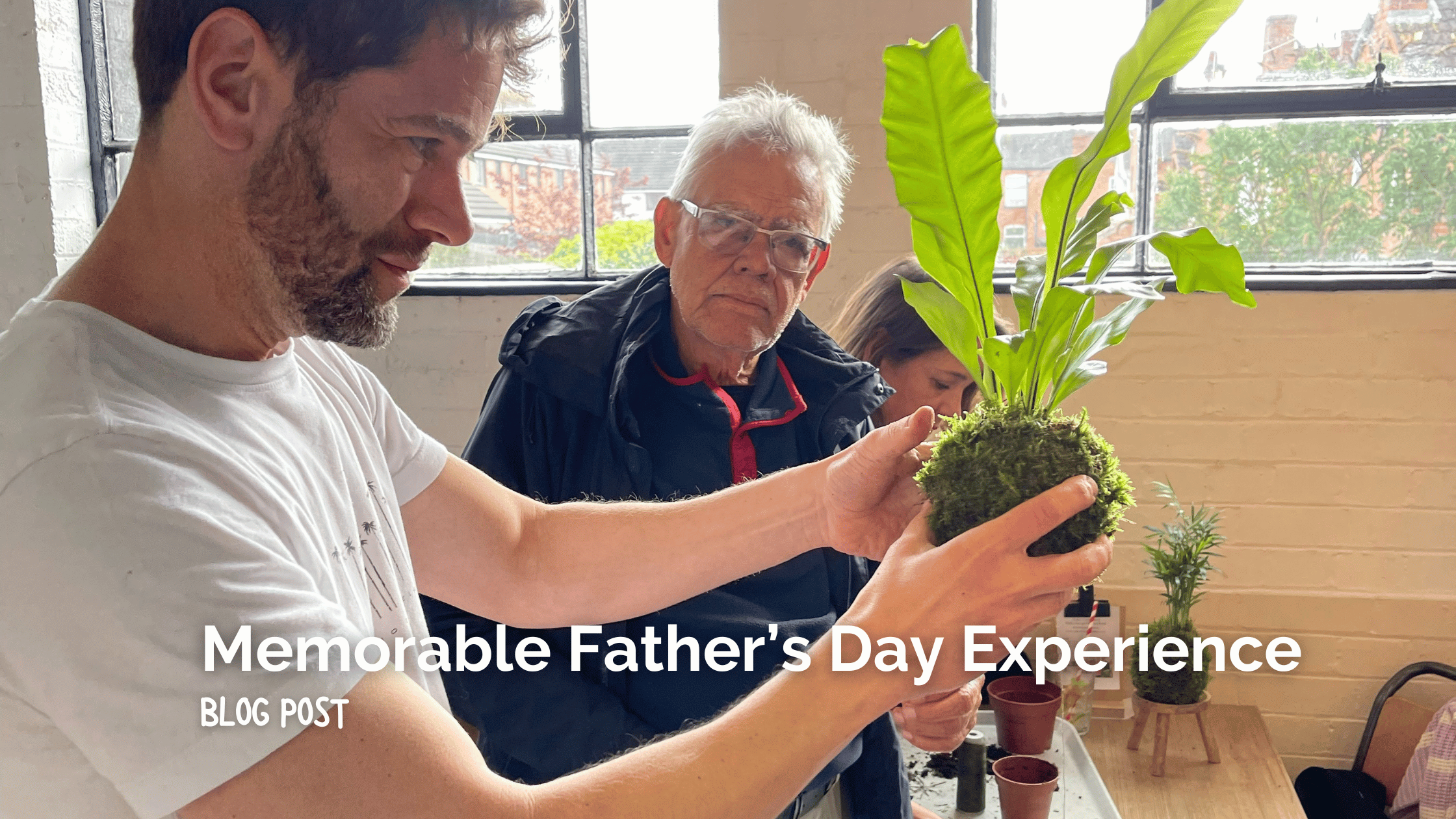 Memorable Father's Day Experience: Kokedama Plant Workshops