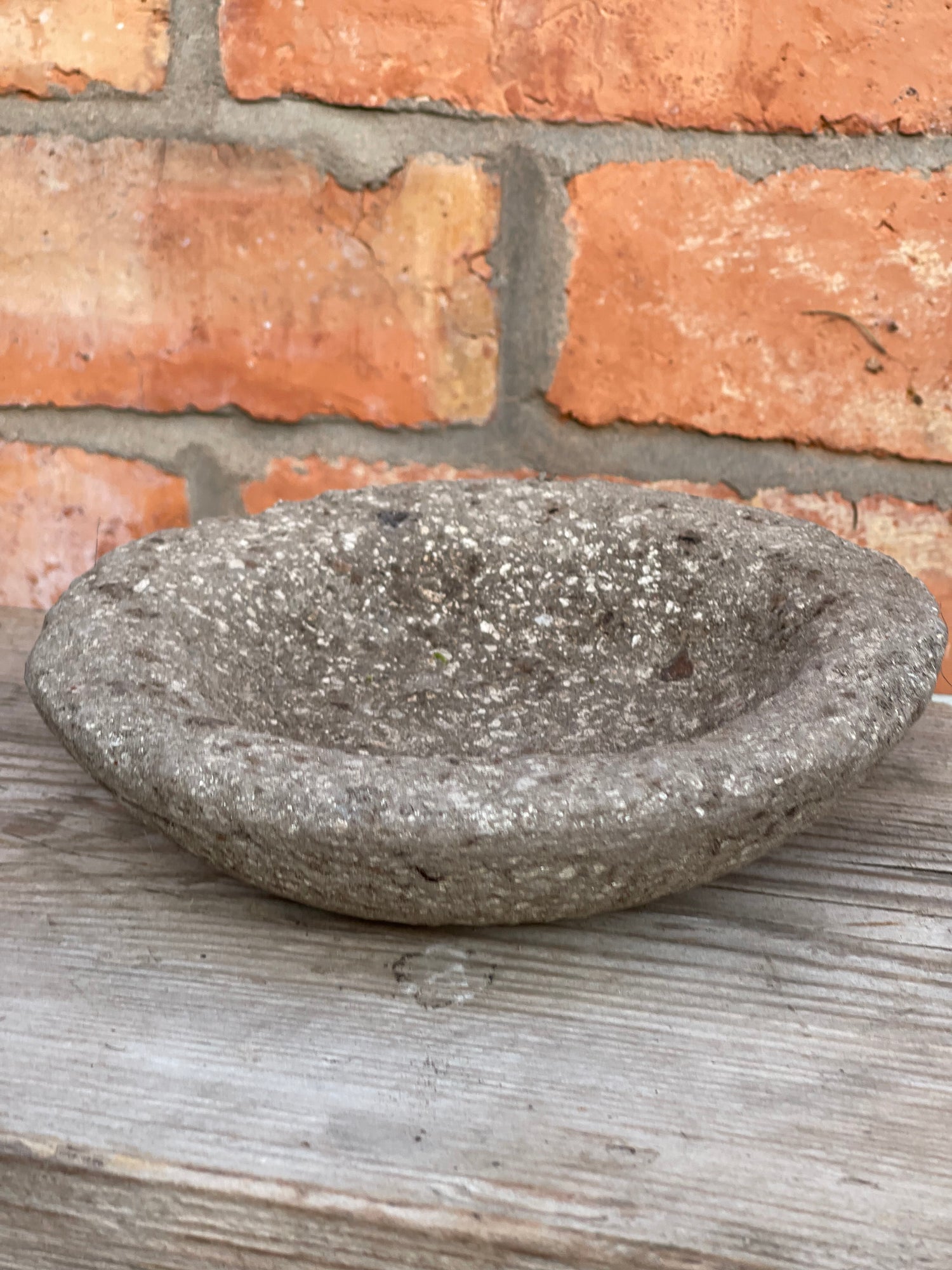 Eco rustic earthenware tray - 17cm