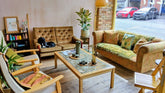 retro table and chairs