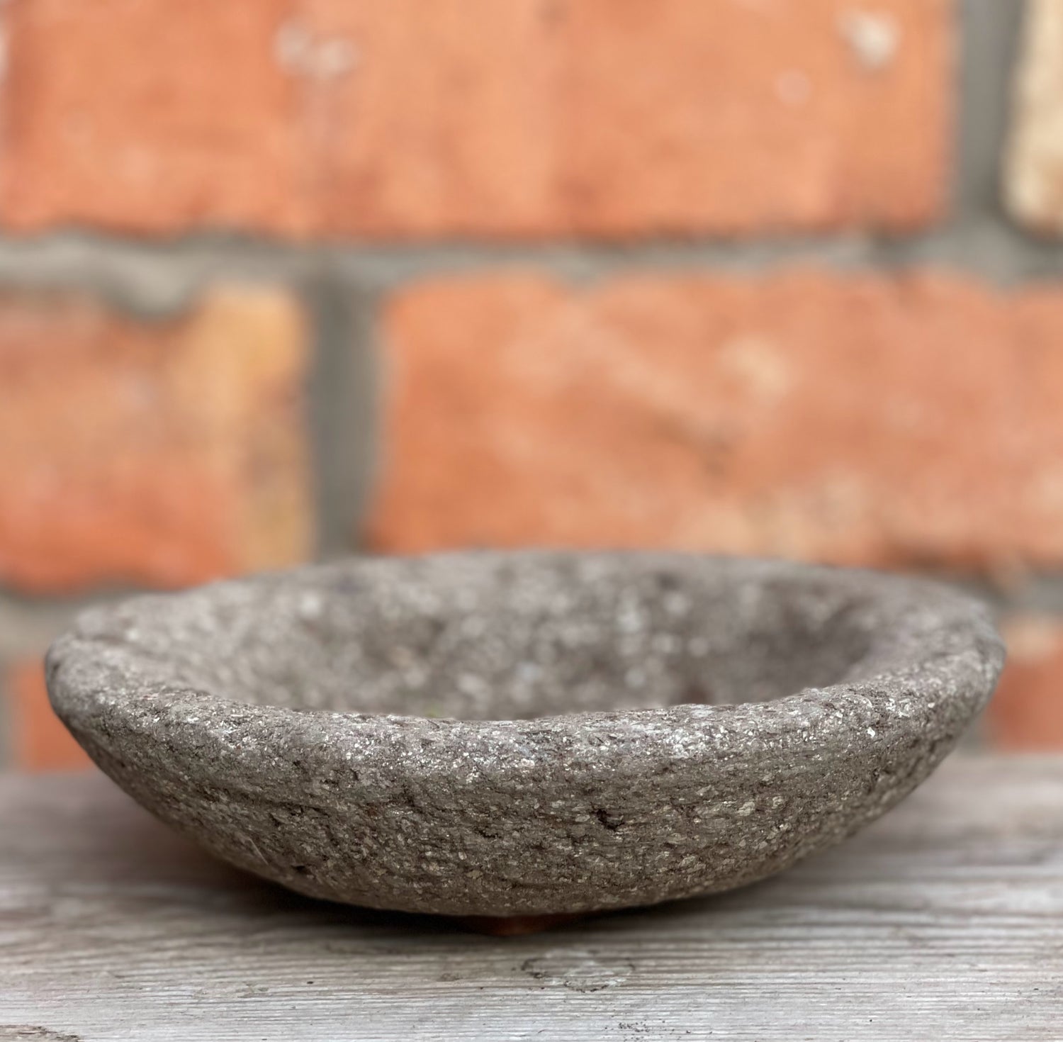 Eco rustic earthenware tray - 17cm