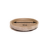 Terracotta brown drip tray for kokedama plants 13cm