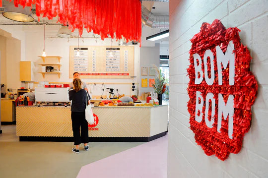 Bom BOm cafe poster