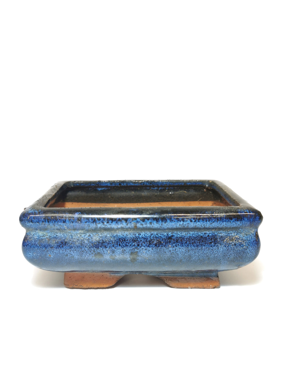 14cm Blue recatangle bonsai pot Tranquil Plants 