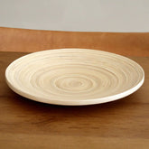 Bonsai Bamboo Round Tray Tranquil Plants Eco Gift 